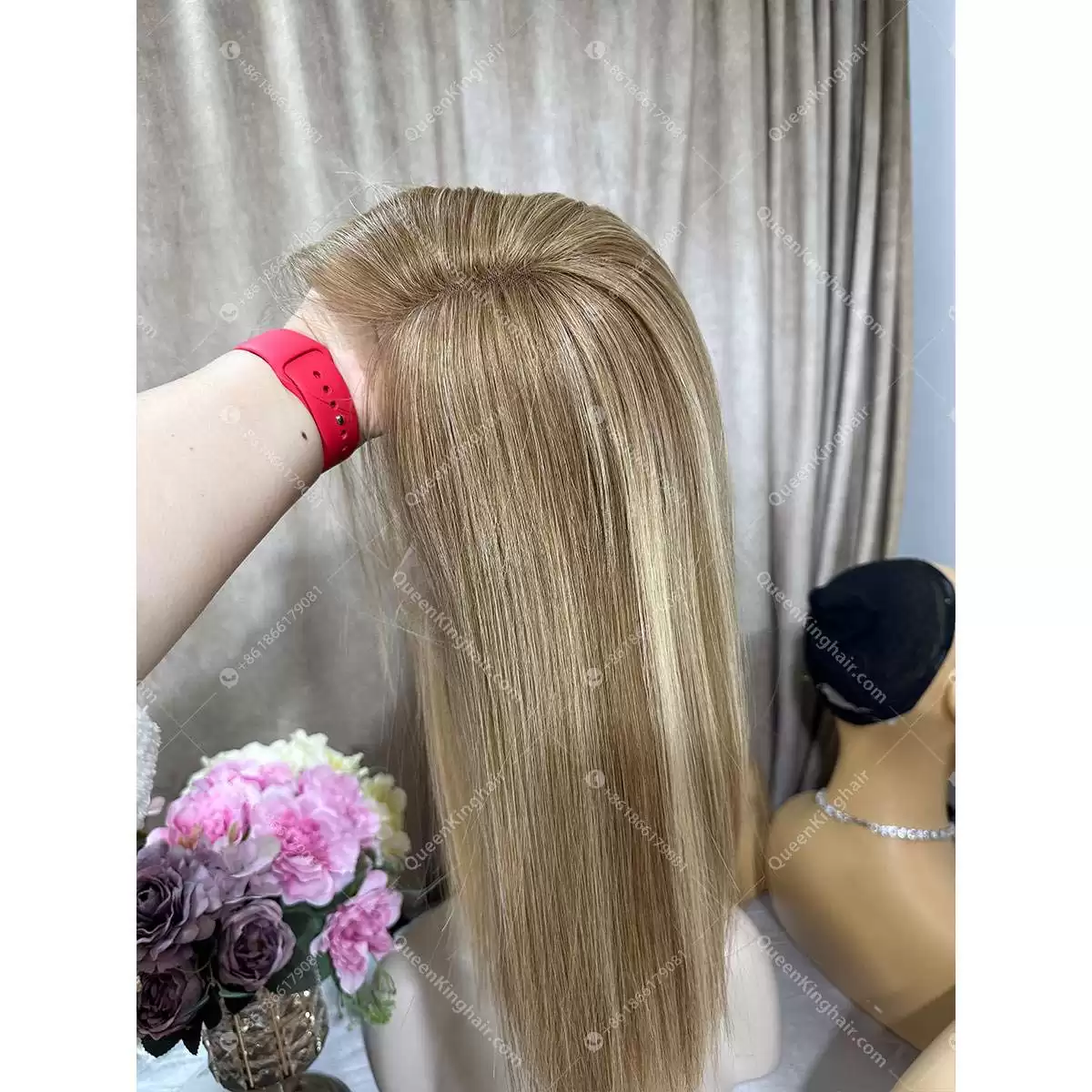 16 inches double drawn European virgin hair 13x6