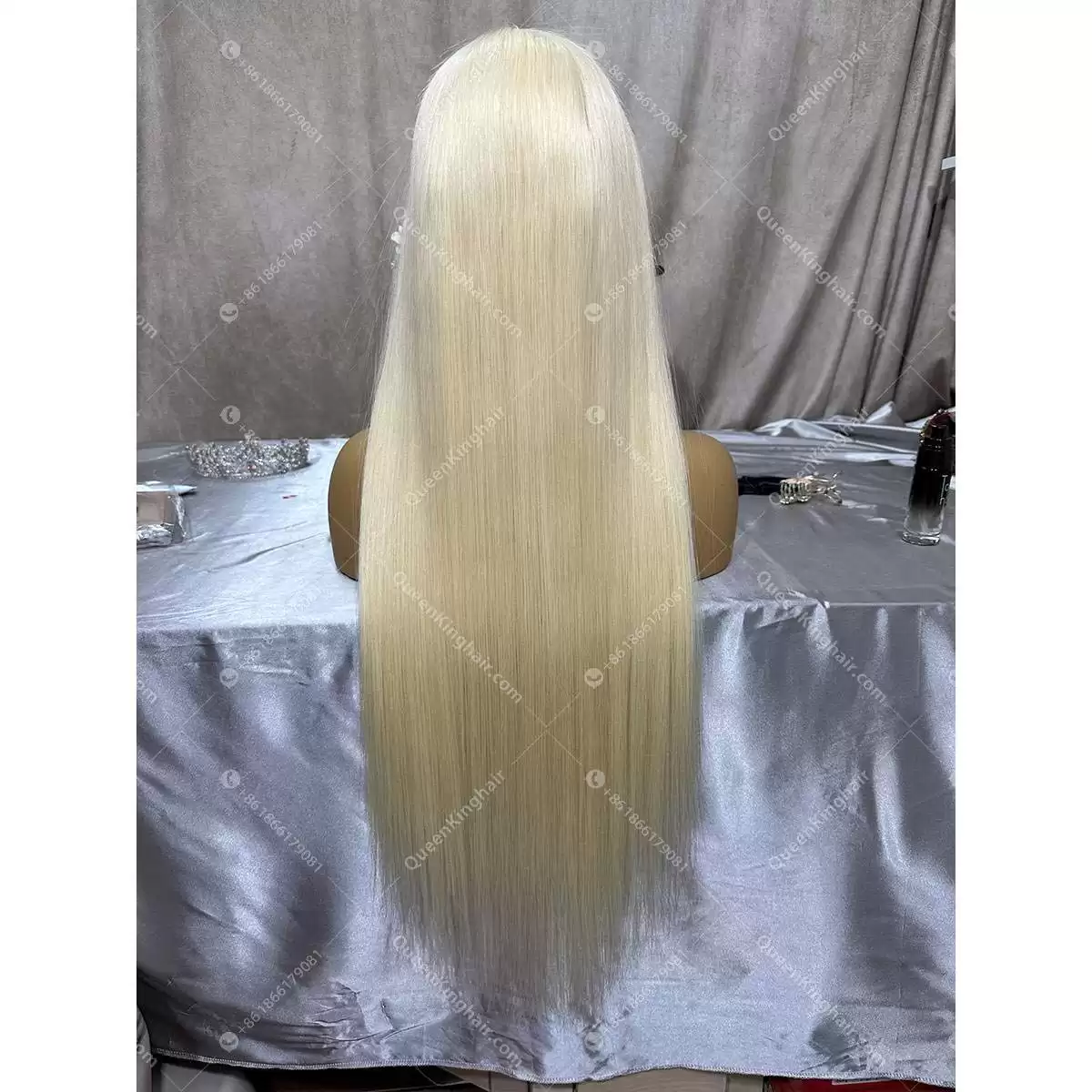 28 inches 13x6 full frontal virgin hair 613 wig Hd lace 180% density