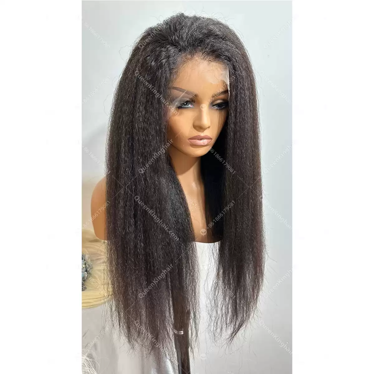 Raw Virgin hair natural color unprocessed 13x6 Hd lace 150% density wavy