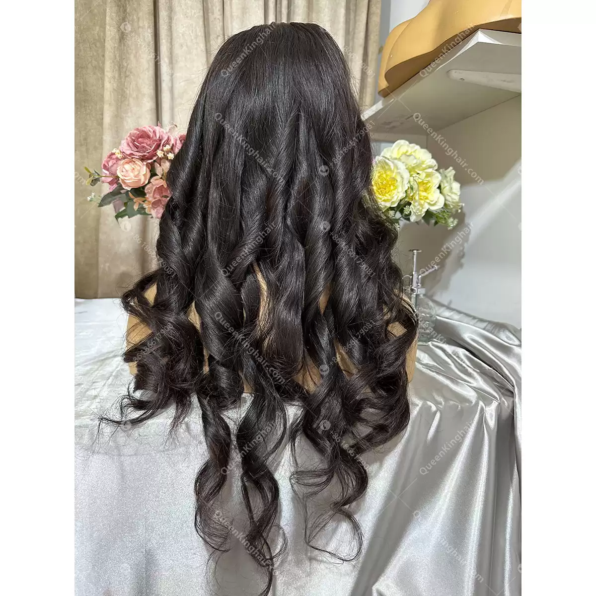 Raw Virgin hair natural color unprocessed 13x6 Hd lace 150% density wavy