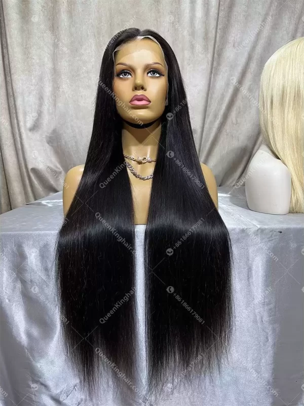 30 inches 13x6 Hd lace natural color remy hair super thick density