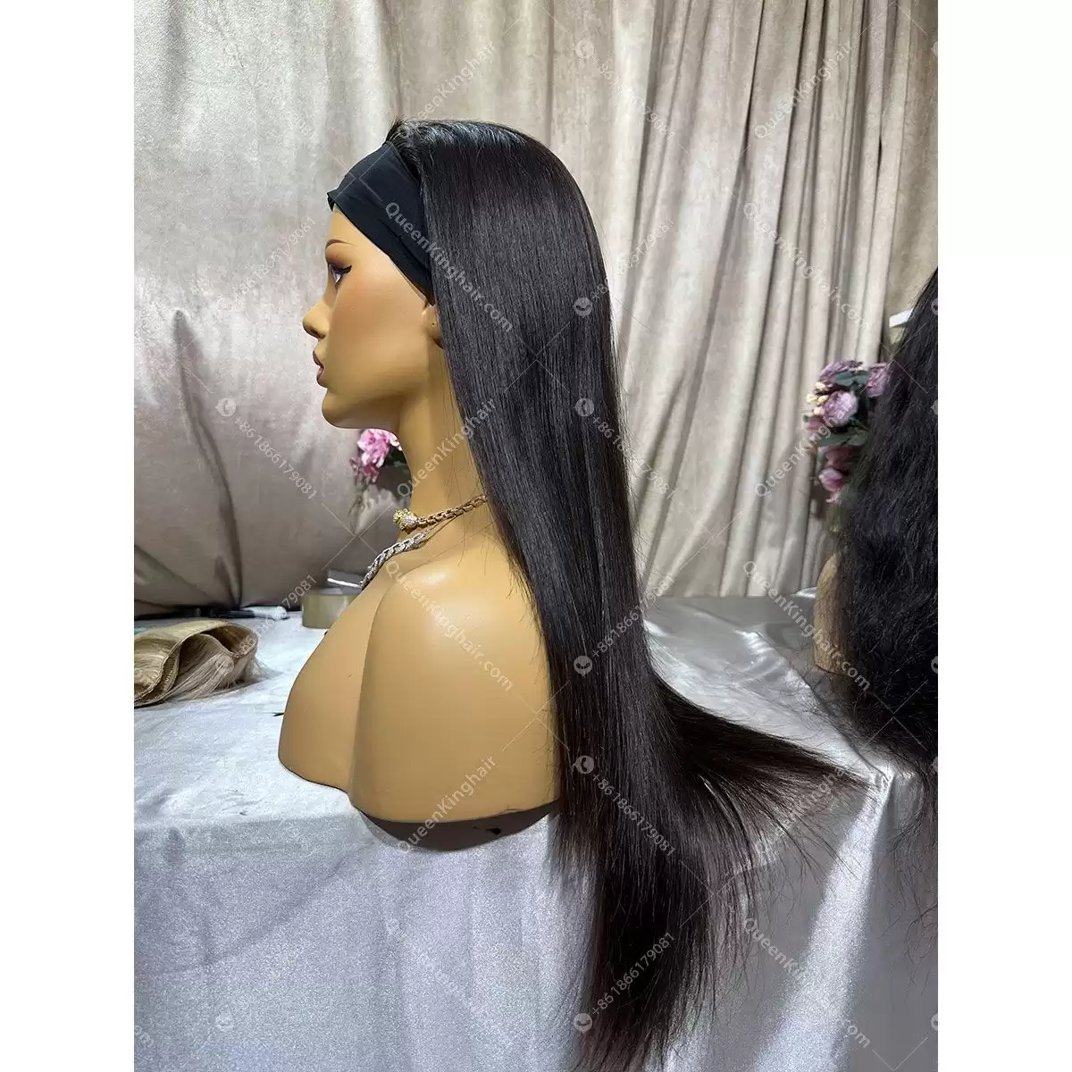 18 inches headband wig thick ends healthy hair 150 grams