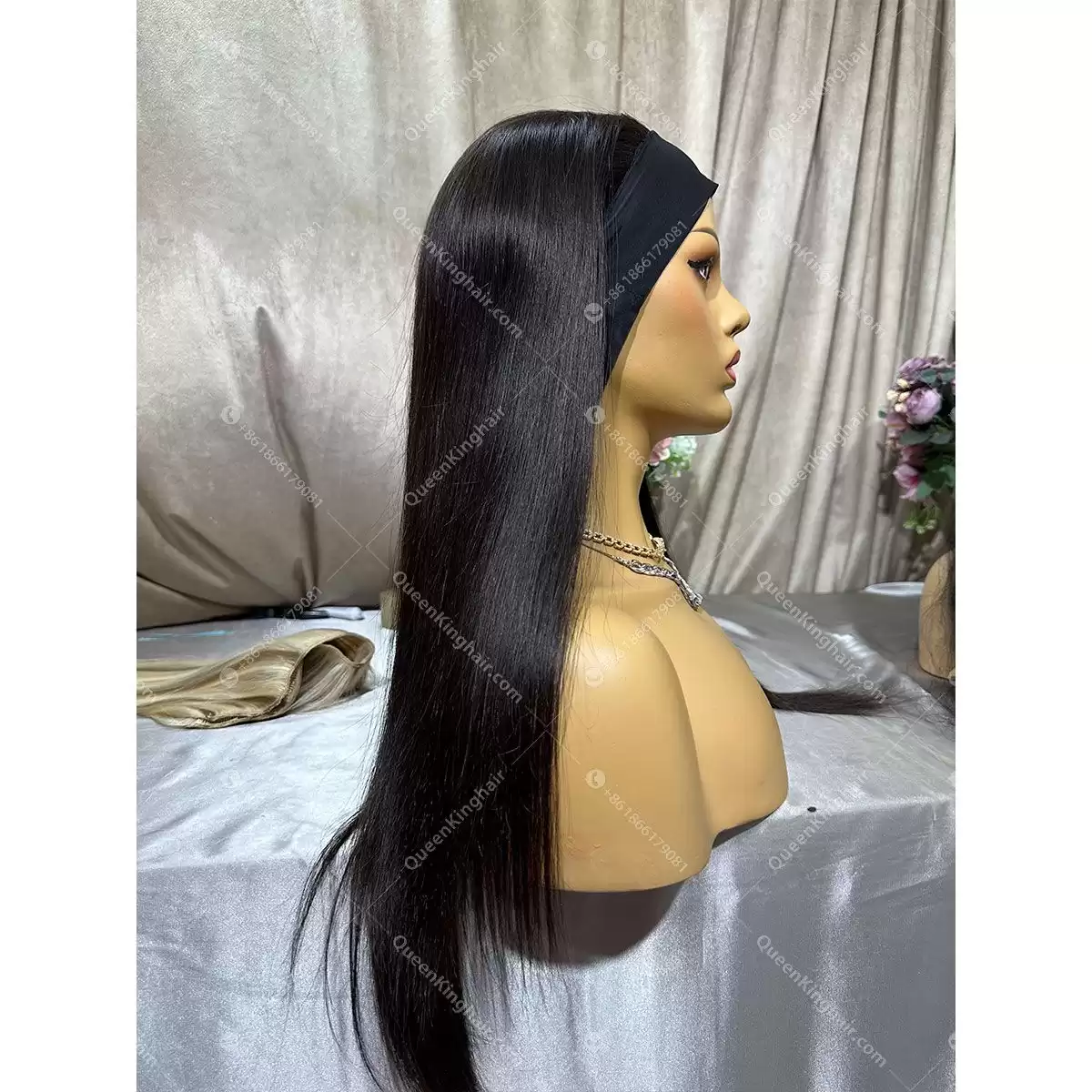 18 inches headband wig thick ends healthy hair 150 grams