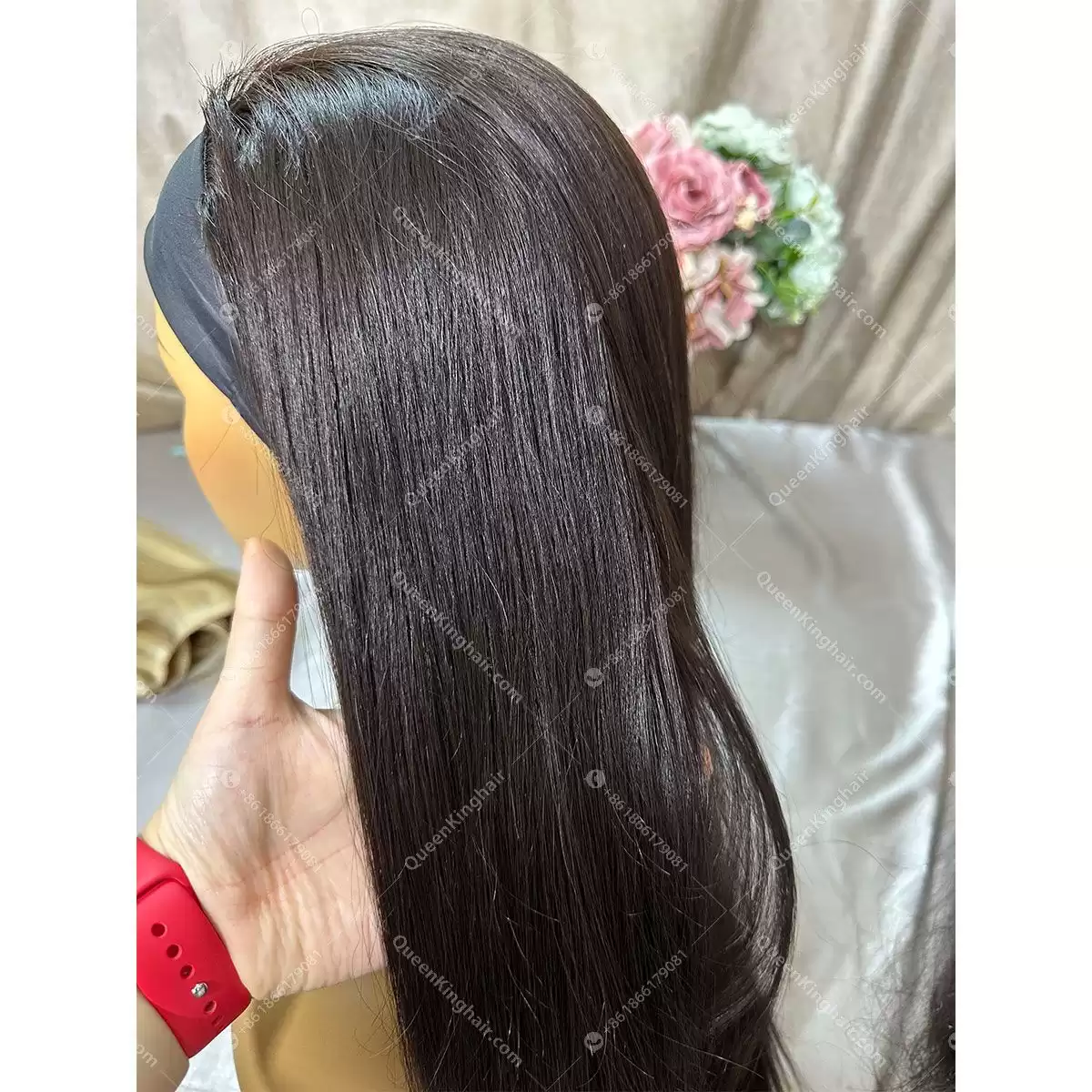 18 inches headband wig thick ends healthy hair 150 grams