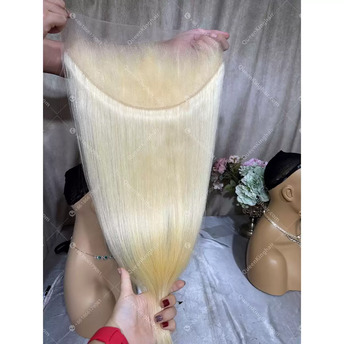 26 inches 613 Hd lace 13x6 virgin hair frontal
