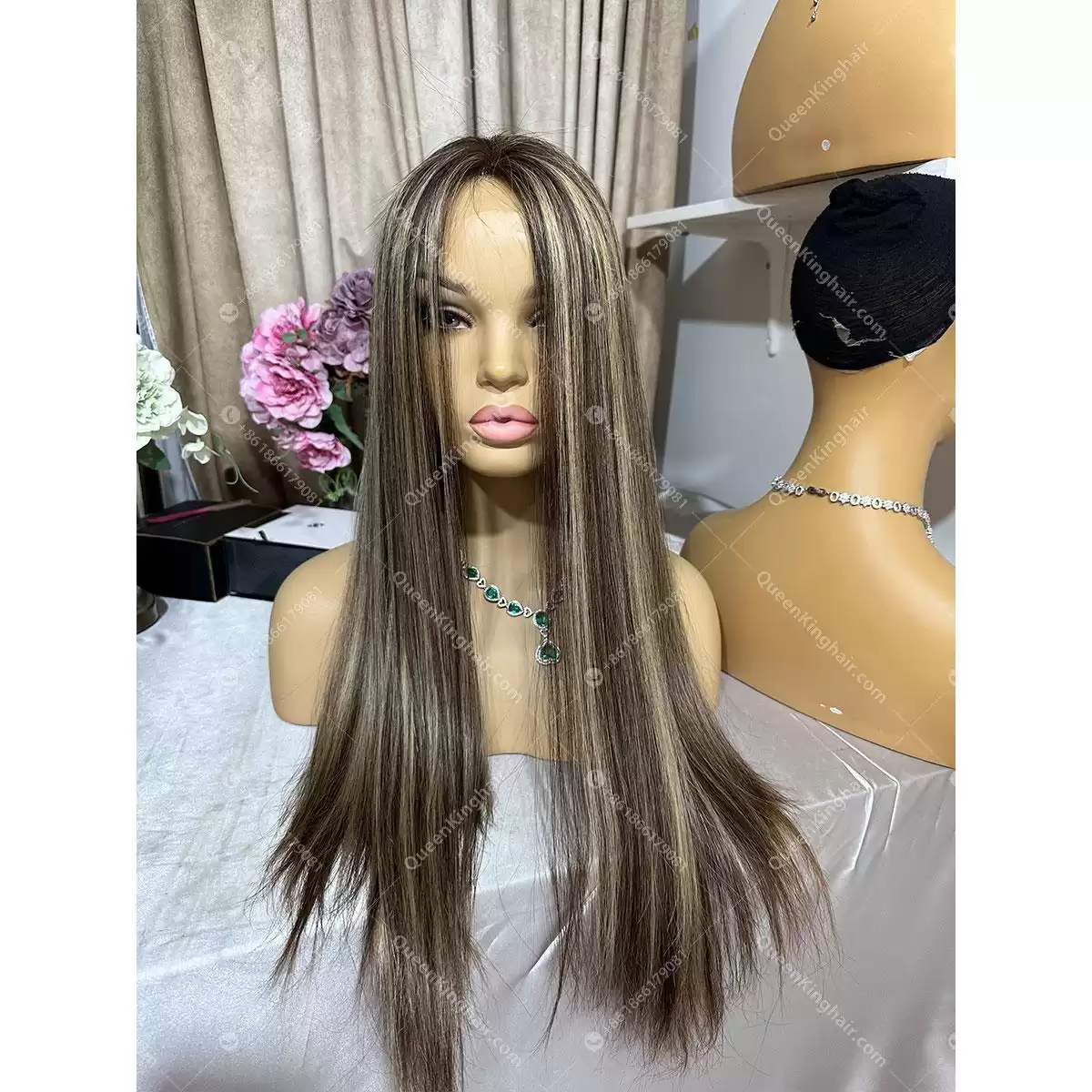 Russian hair natural color and texture medical wig all handmade ear to ear Hd lace with silk base invisible knots 12 to 16 inches