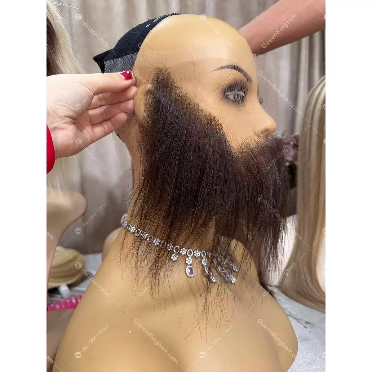 Hd lace custom size beard