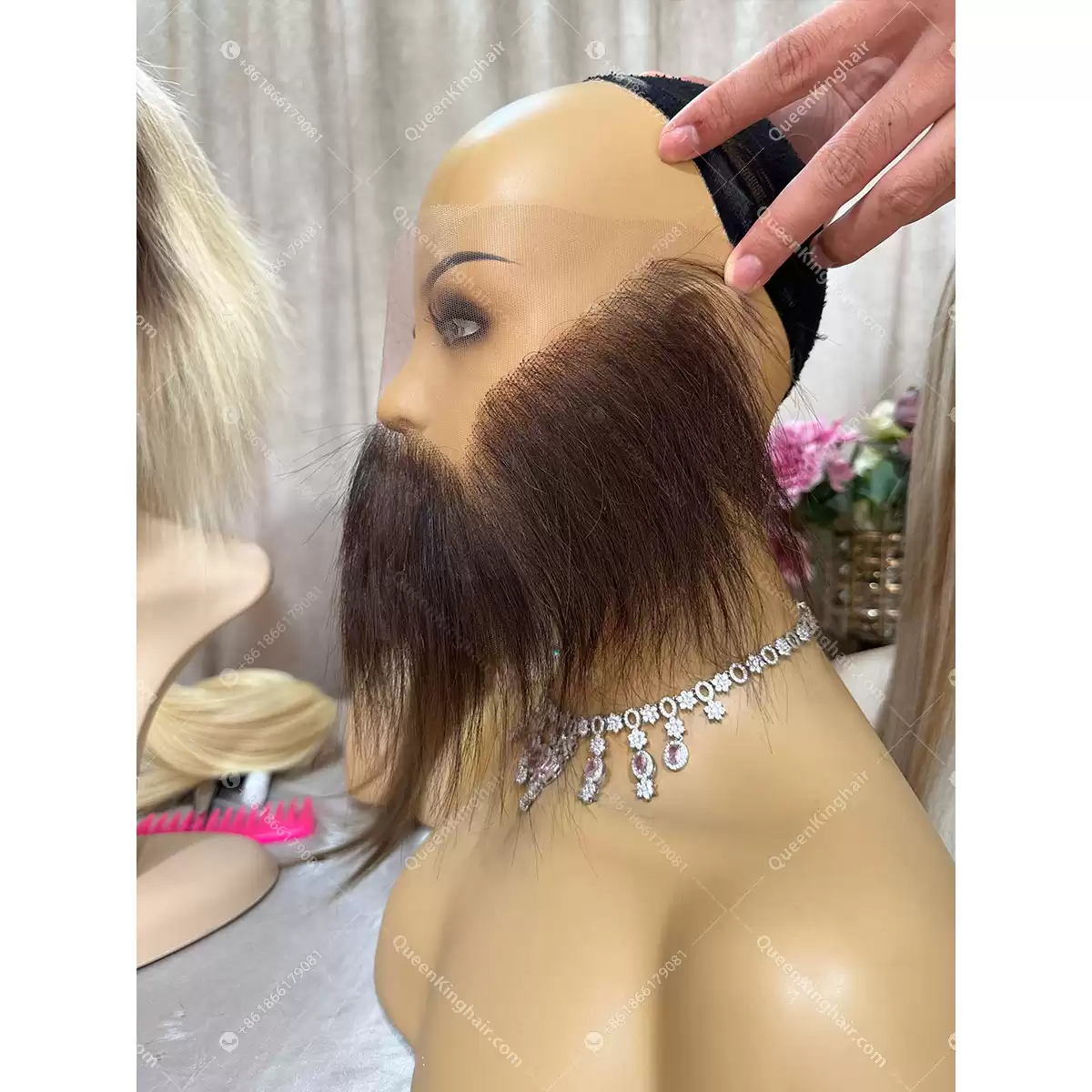 Hd lace custom size beard