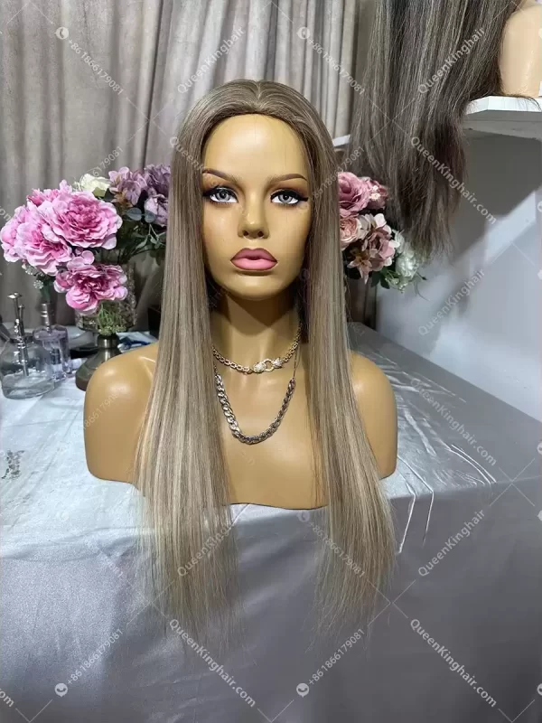 Topper For Women Clarie Color Balayage 8x8 With 4x4 Silk Base