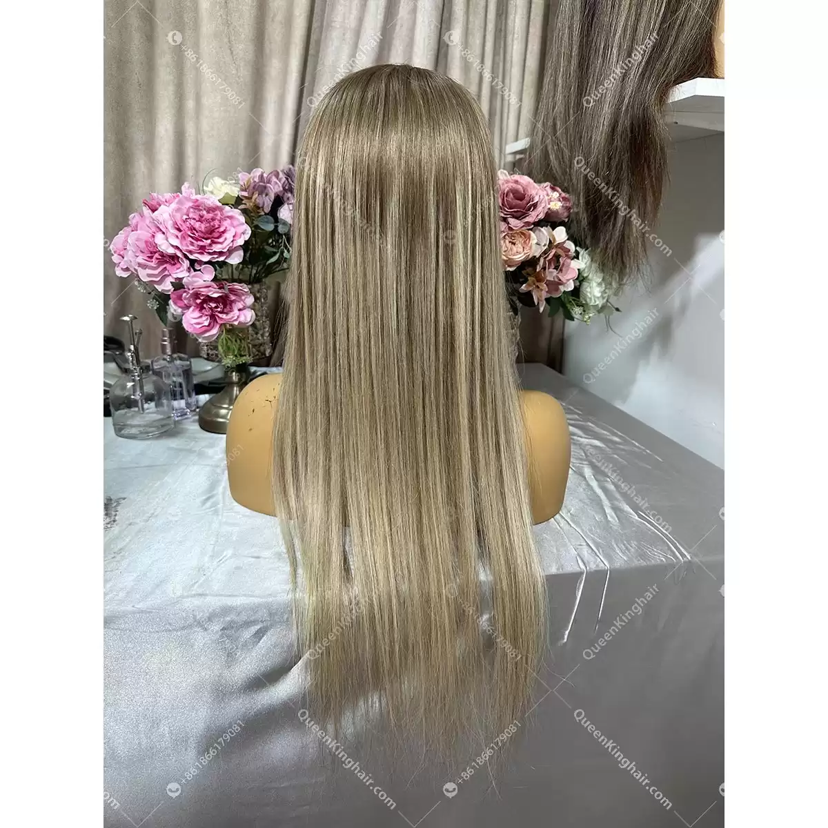 Topper For Women Clarie Color Balayage 8x8 With 4x4 Silk Base