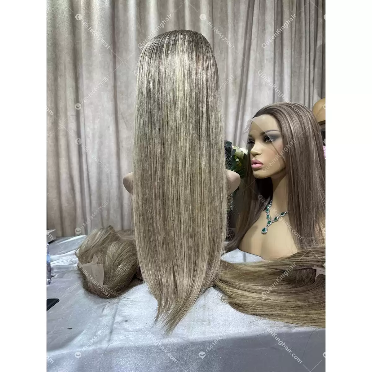Topper For Women Clarie Color Balayage 8x8 With 4x4 Silk Base