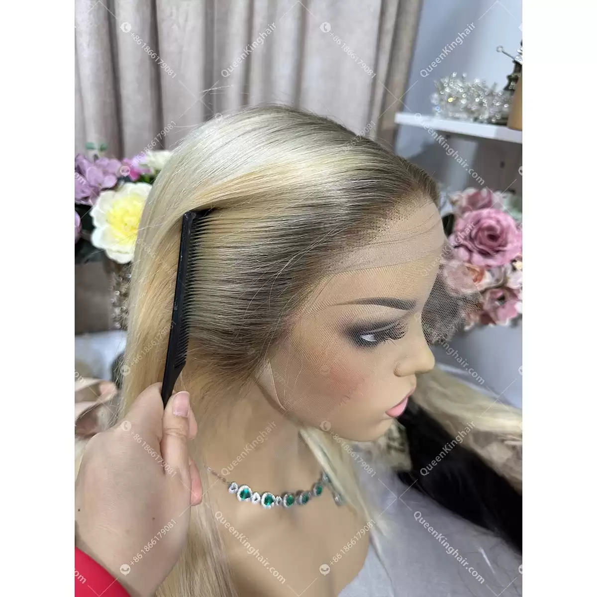Jennie Lacefrontwig 150%Density Straight