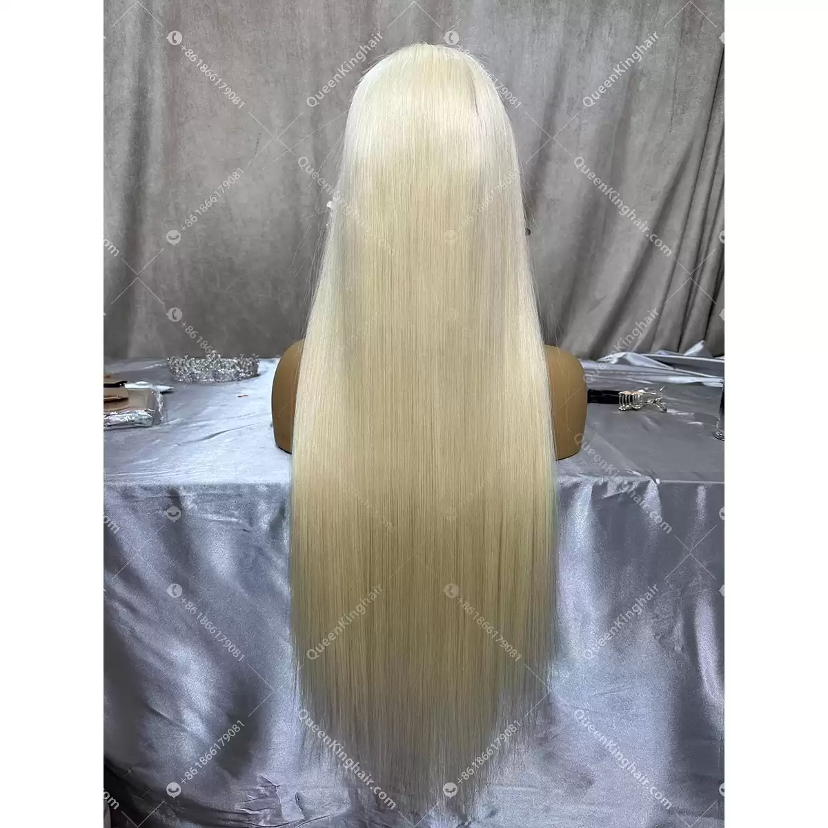 13x6 Hd lace full frontal virgin hair 613 wig 200% Density 26 and 28 inches