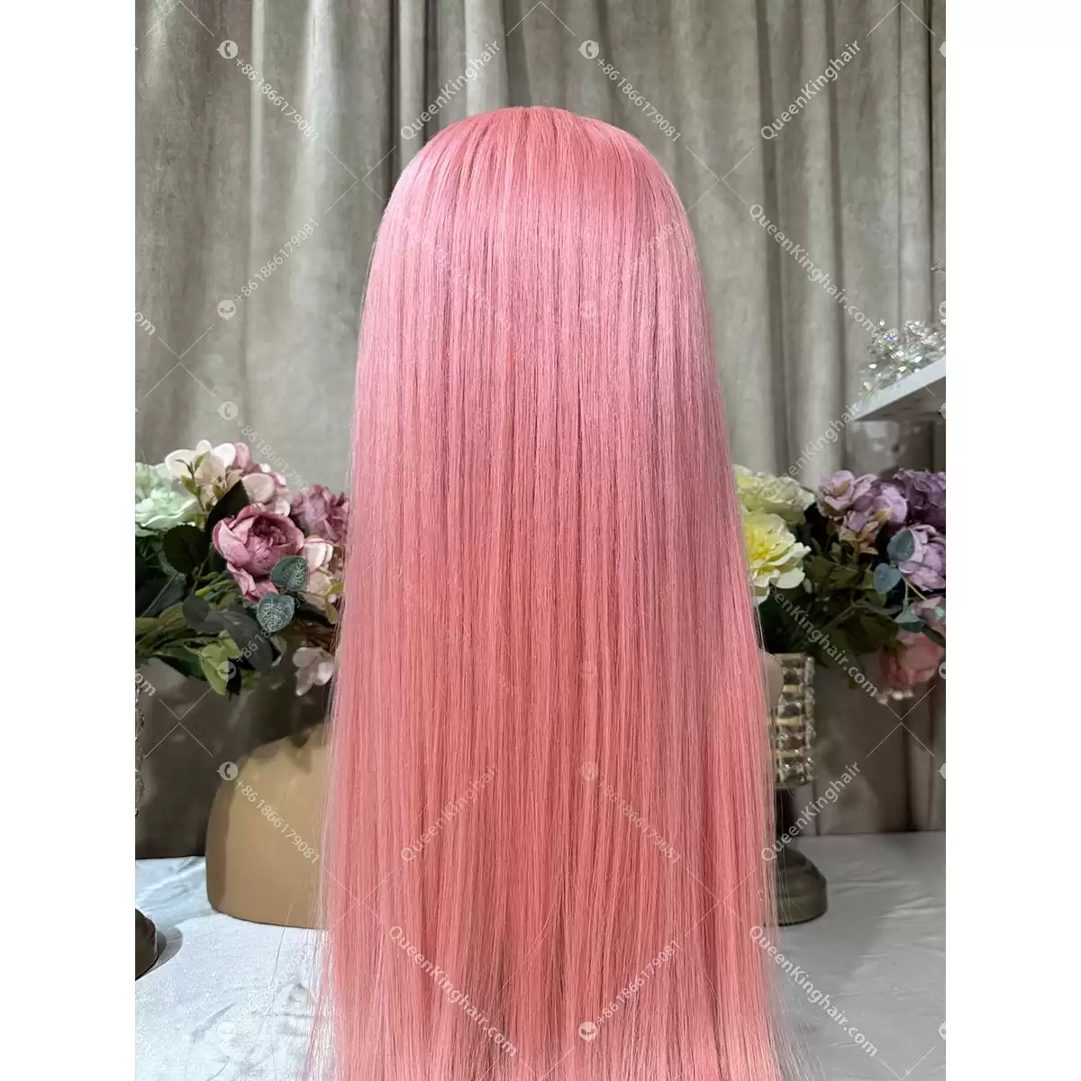 Kylie Jenner baby pink virgin hair wig 13x6 Hd lace transparent lace