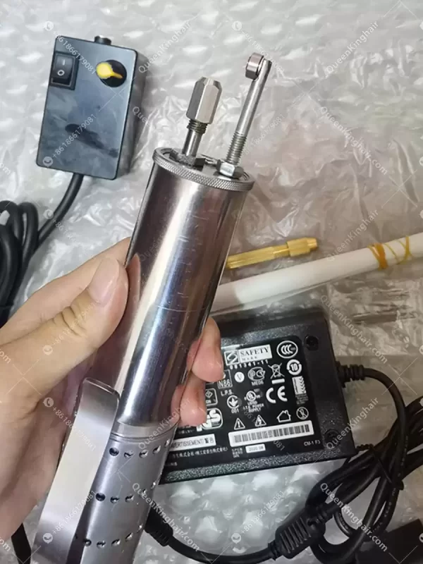 Pu injection machine for hair