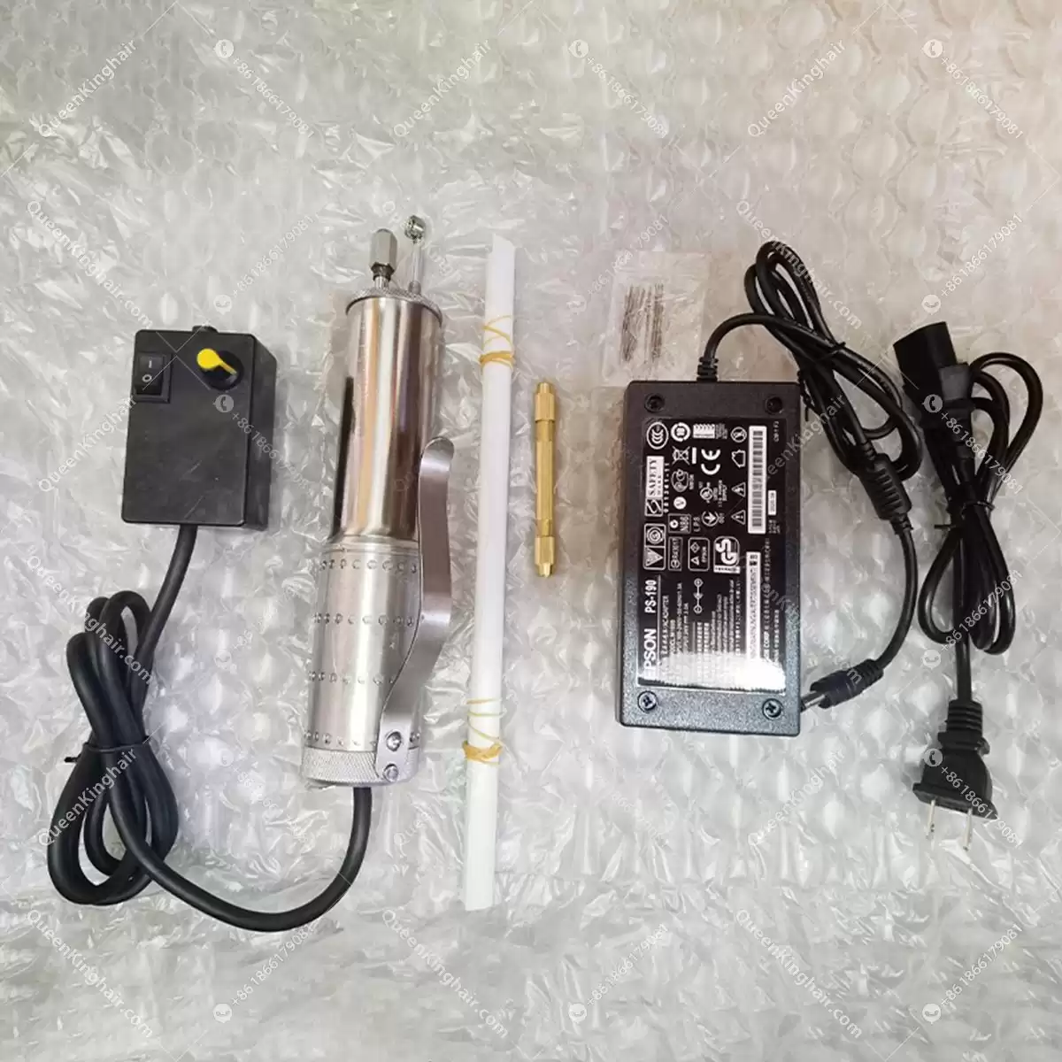 Pu injection machine for hair