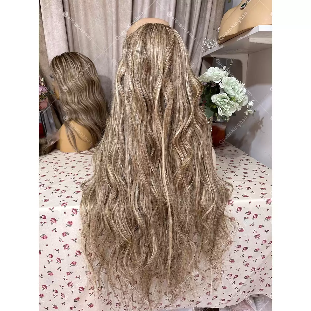 30 inches 250% density transparent lace 13x6 wavy Blair