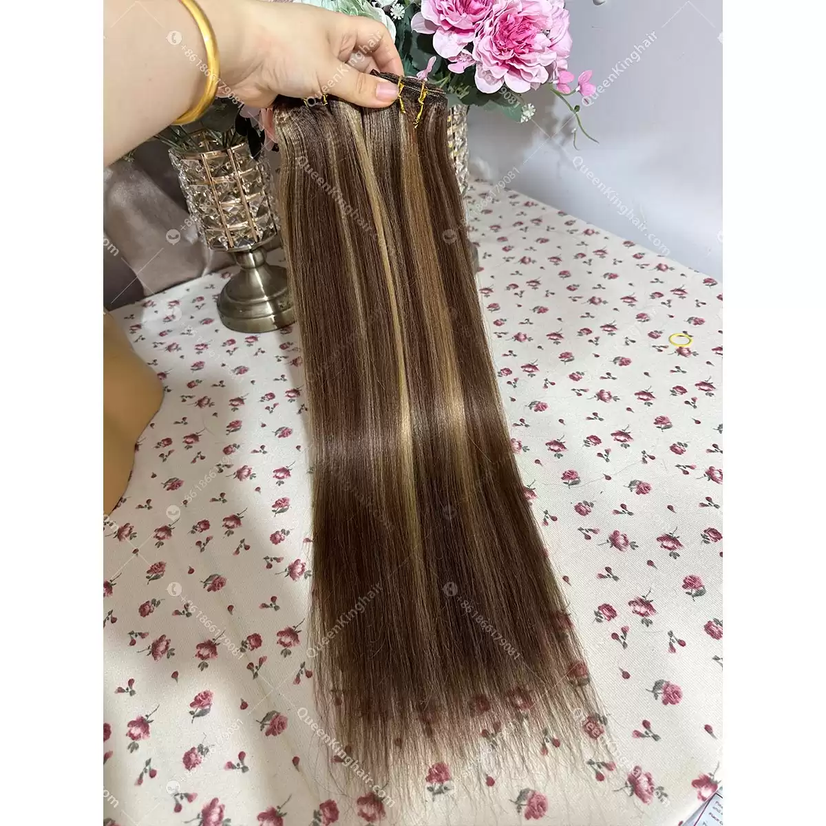 20 inches 4/27 yaki weft hair extensions 200 grams full ends remy hair