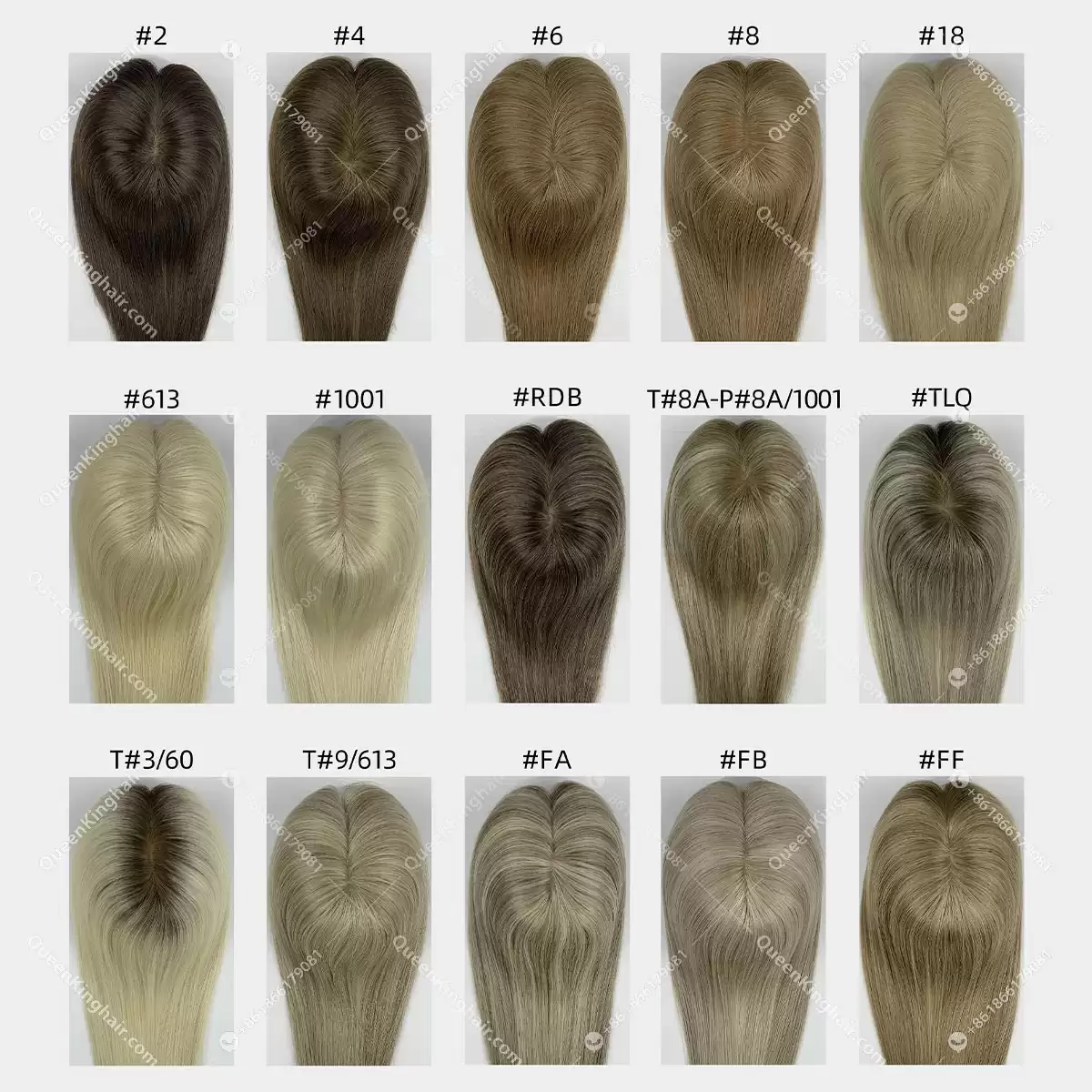 20" Virgin Hair Hd lace Base European Hair Topper Size 5.5"x6" Ready For Shipment