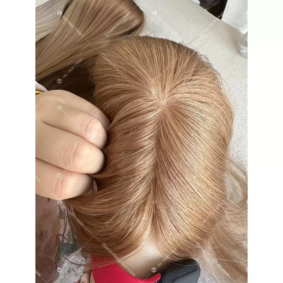Virgin Hair Mono Base and Mono with Silk Base European Hair Topper 3"x5", 5"x5",5.5"x6.5"