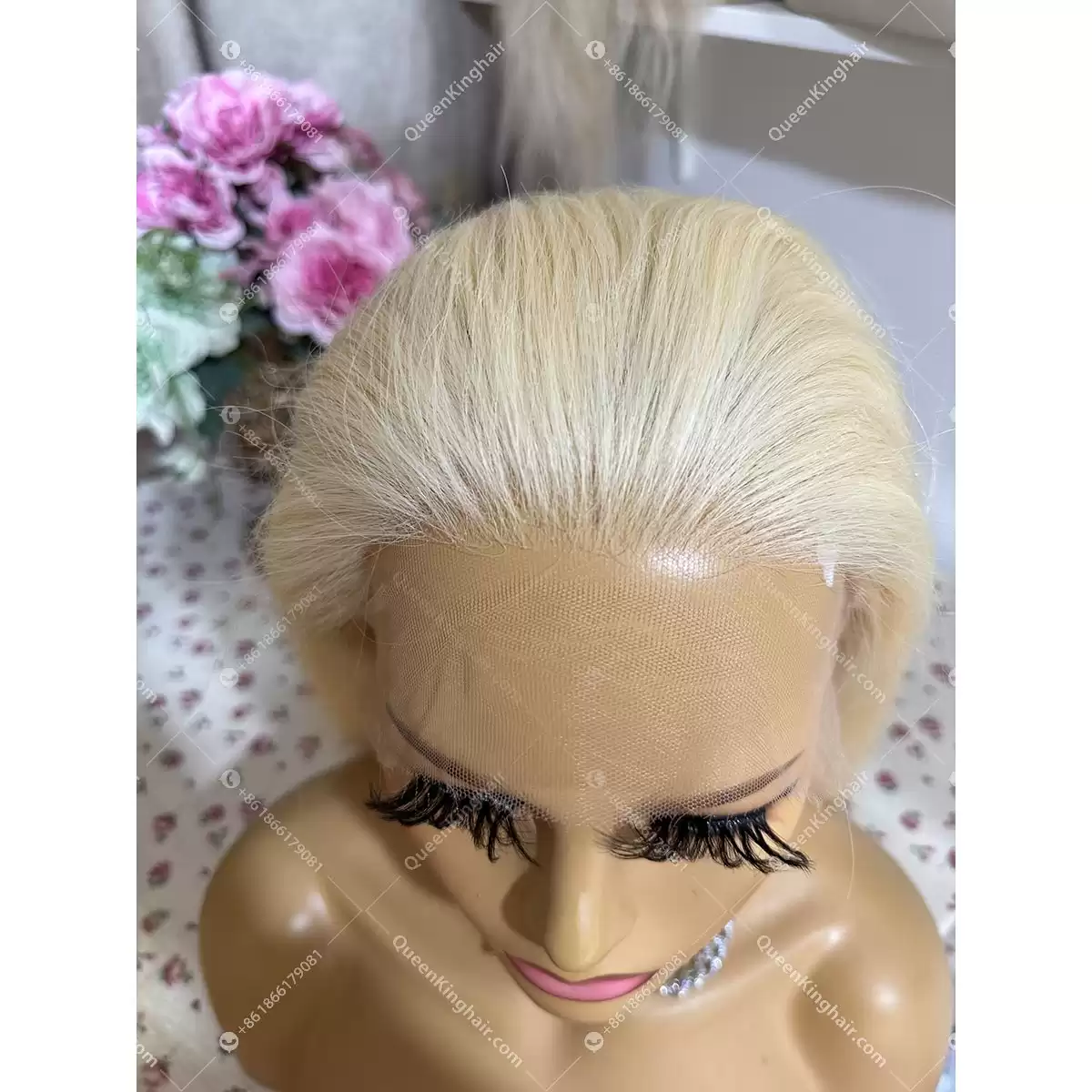 20 inches Hd lace 360 virgin hair wig 180% density 613 blonde Color