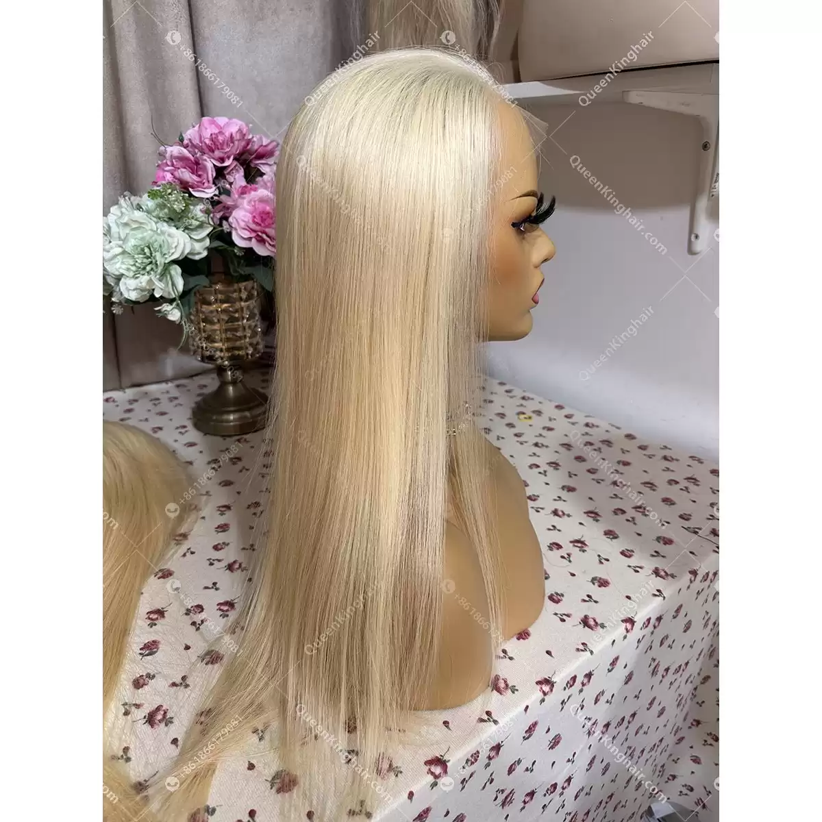20 inches Hd lace 360 virgin hair wig 180% density 613 blonde Color