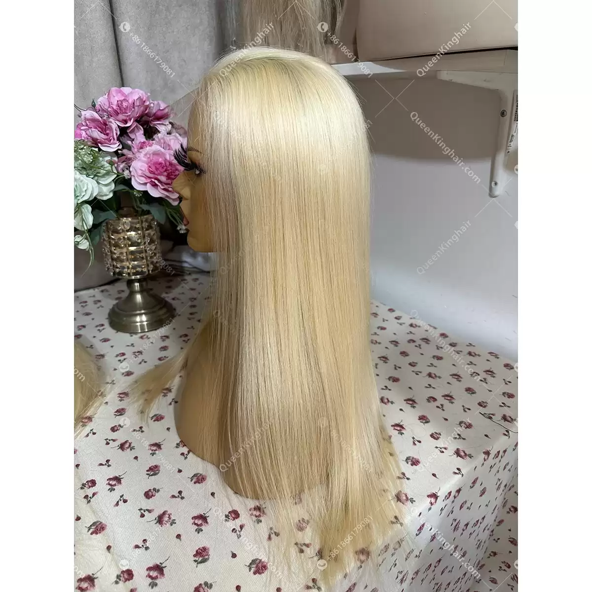 20 inches Hd lace 360 virgin hair wig 180% density 613 blonde Color