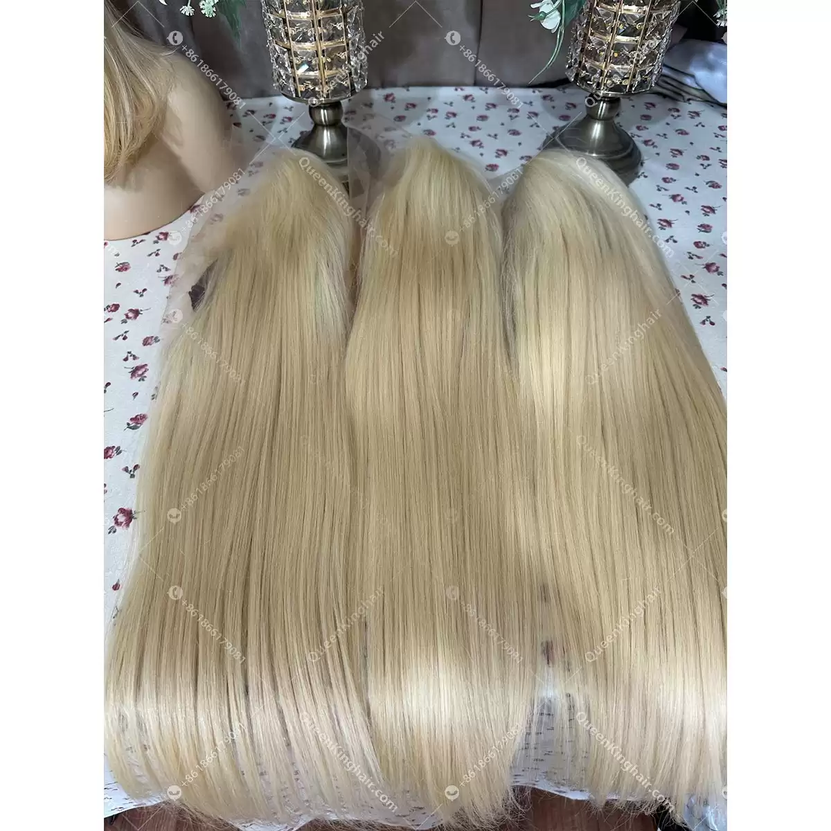 20 inches Hd lace 360 virgin hair wig 180% density 613 blonde Color