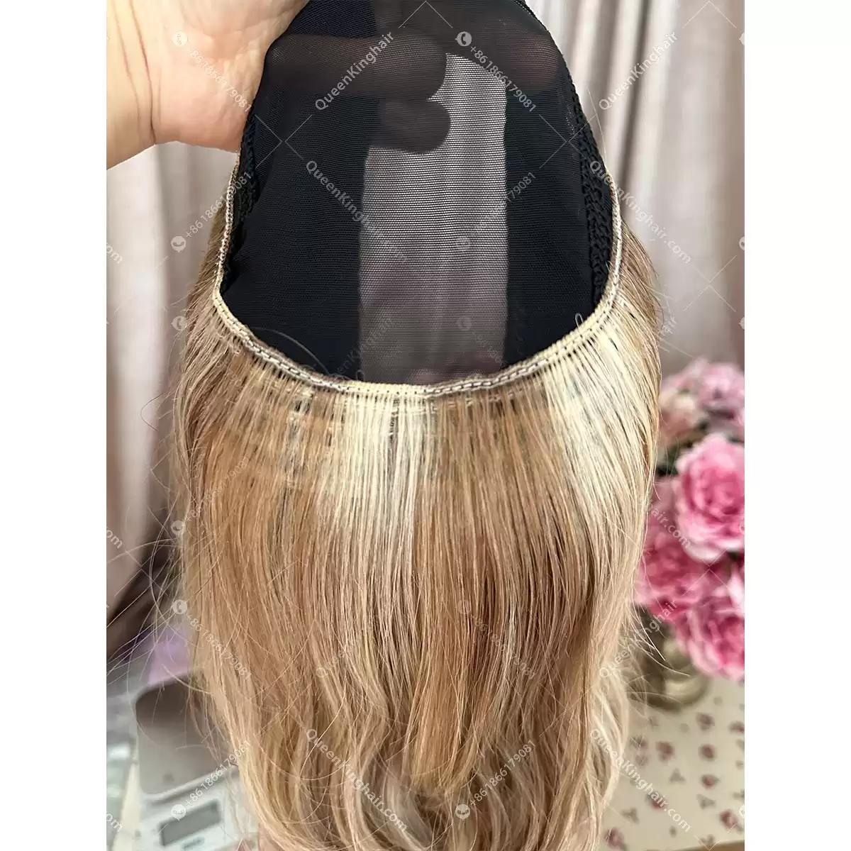 Blair hat wig u part wig balayage color 150 grams and 200 grams remy hair