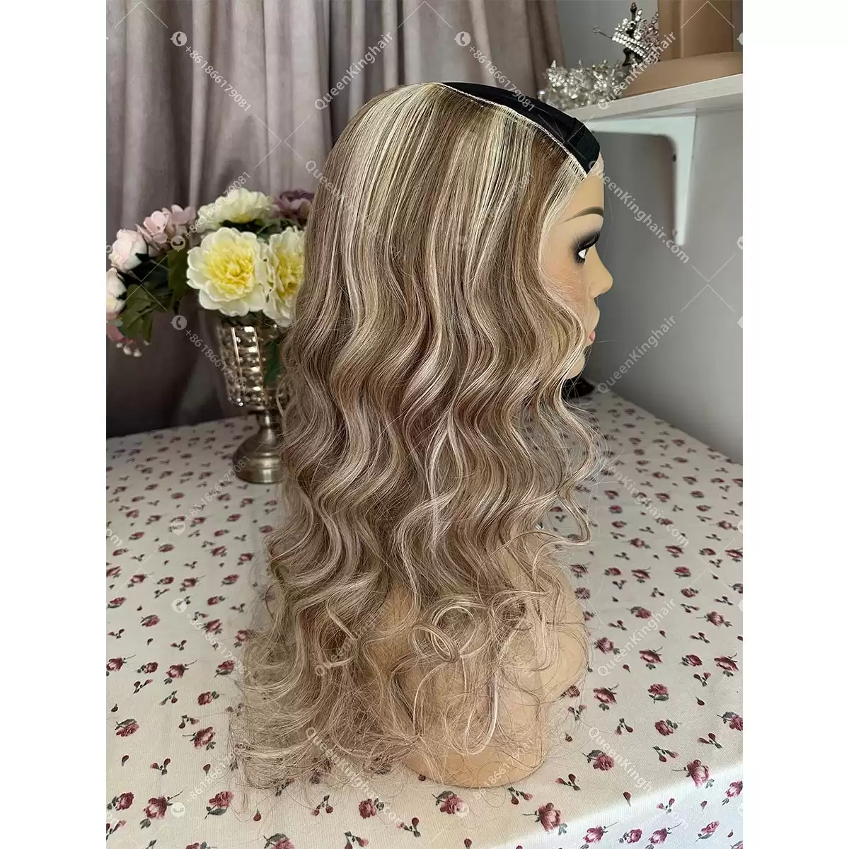 Blair hat wig u part wig balayage color 150 grams and 200 grams remy hair