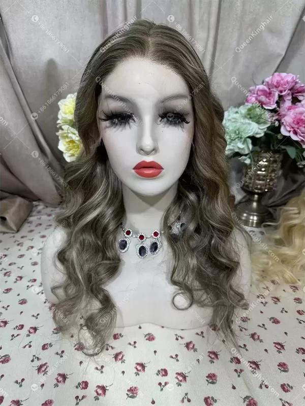 1724044452-05 18 inches 13x6 Hd lace 150% density ombré blonde and brown balayage