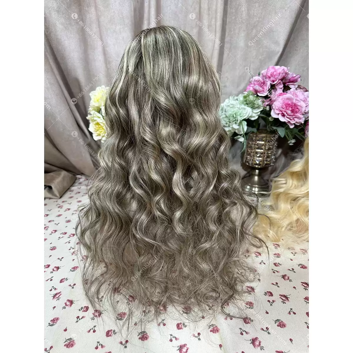 18 inches 13x6 Hd lace 150% density ombré blonde and brown balayage