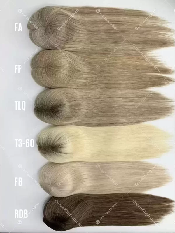 01 16" Virgin Hair Hd lace Base European Hair Topper Size 5.5"x6" Ready For Shipment