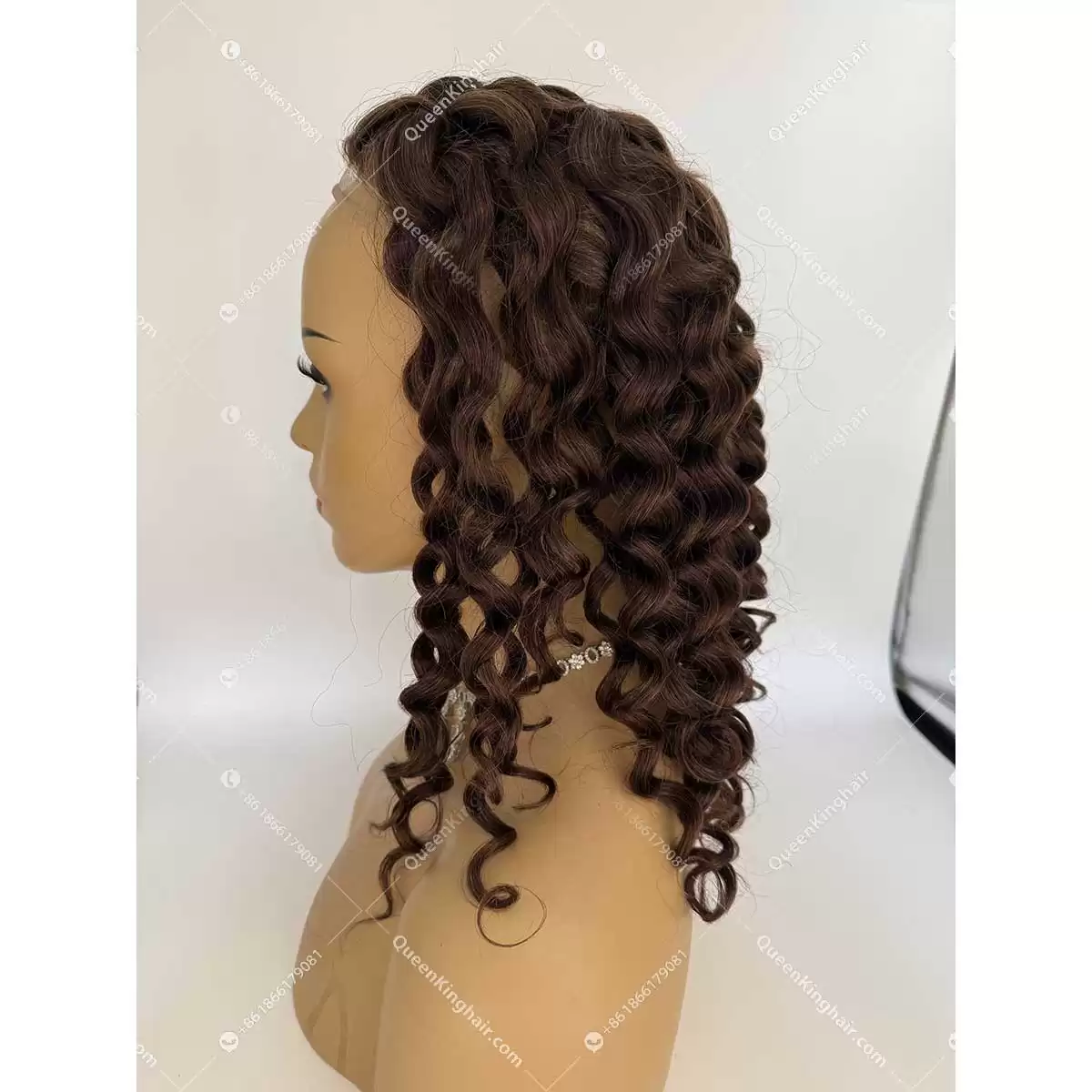 16 inches #4 brown color topper size 7x9 inches 5 stock ready for shipment