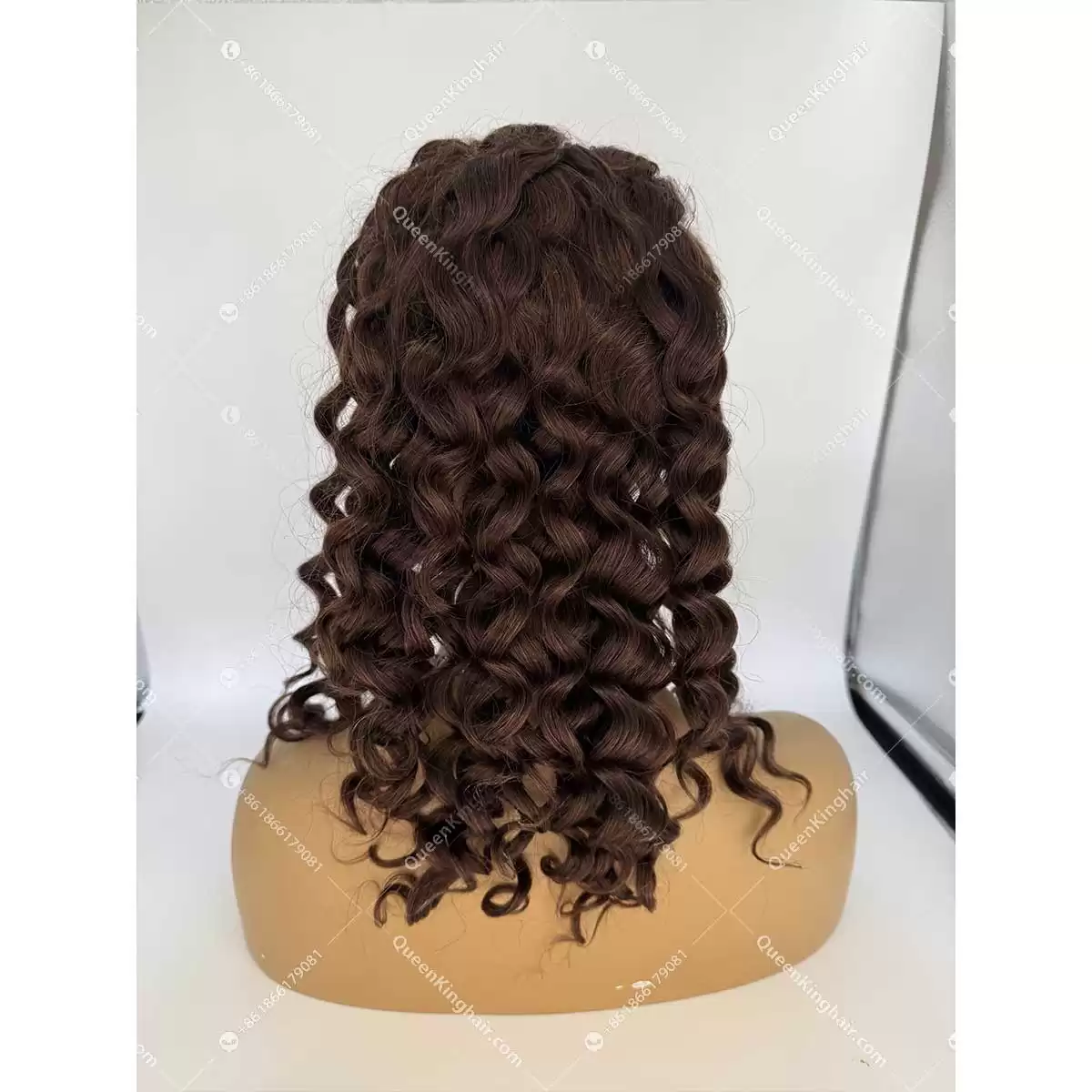 16 inches #4 brown color topper size 7x9 inches 5 stock ready for shipment