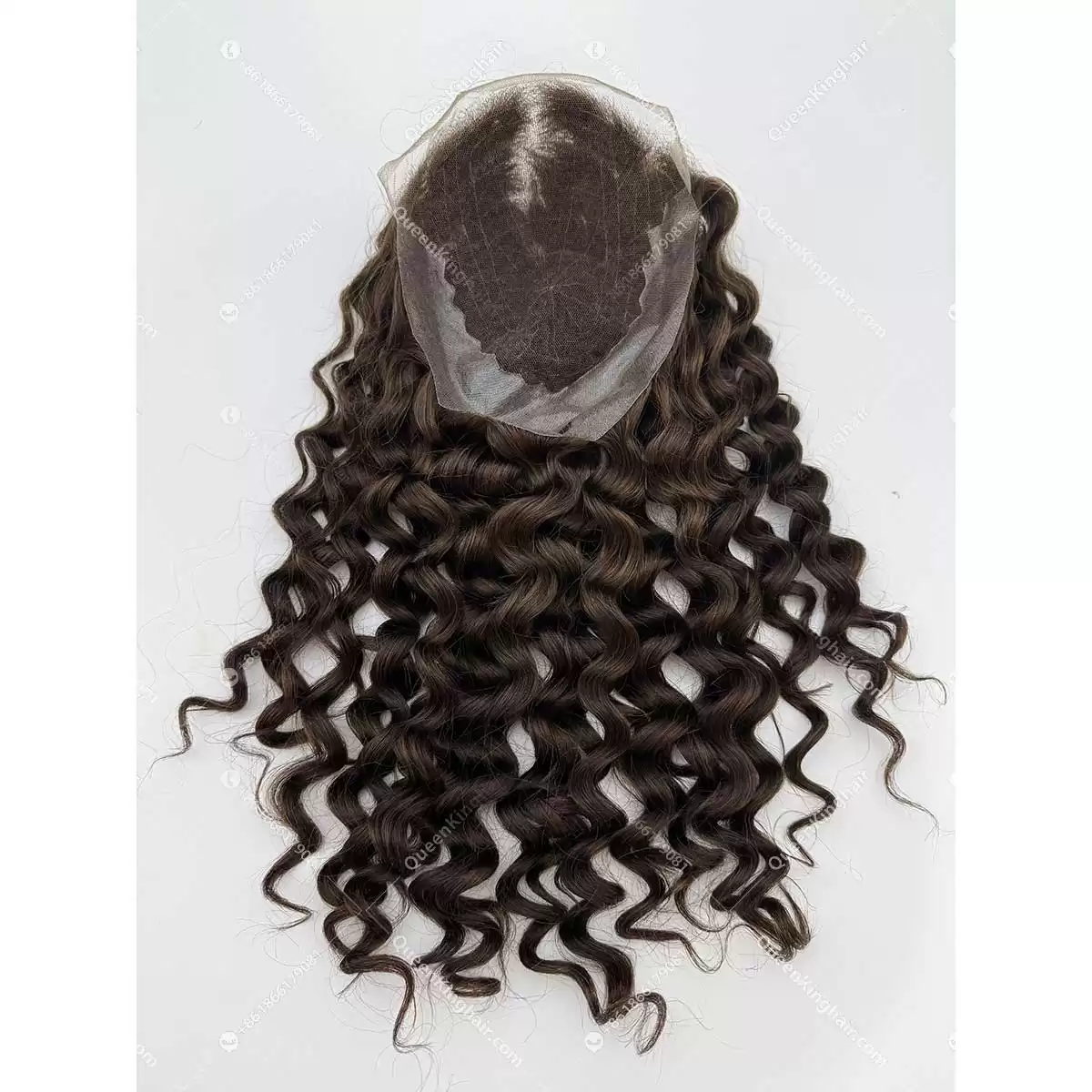 16 inches #4 brown color topper size 7x9 inches 5 stock ready for shipment