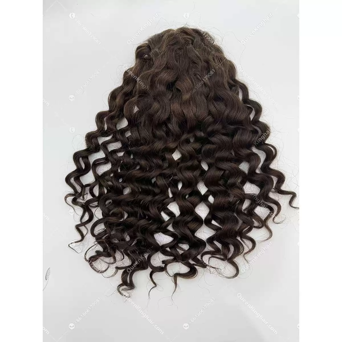16 inches #4 brown color topper size 7x9 inches 5 stock ready for shipment