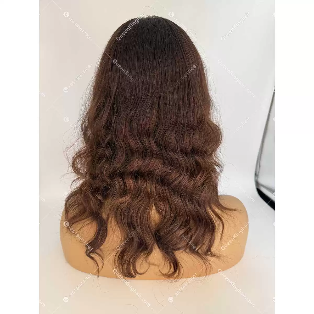 12 inches Russian virgin hair natural wave topper with 4x4 silk base