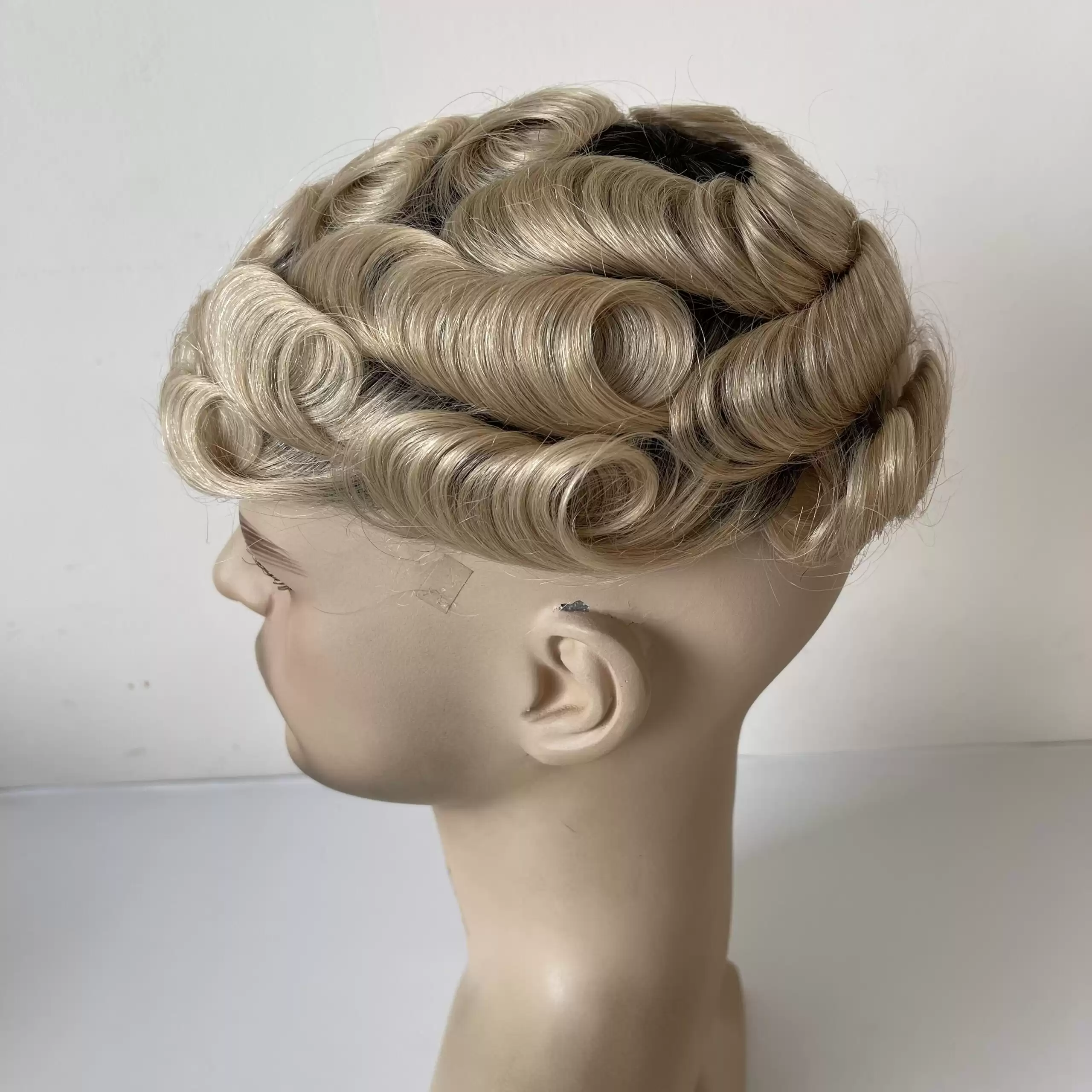 Men Toupee T1B/22 Ombre Blonde PU base  8x10 inches Ready for shipment