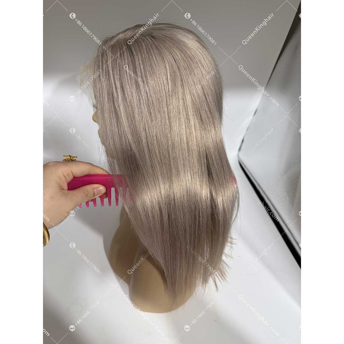 Rode gold blonde 13x6 transparent lace wig 150% density remy hair