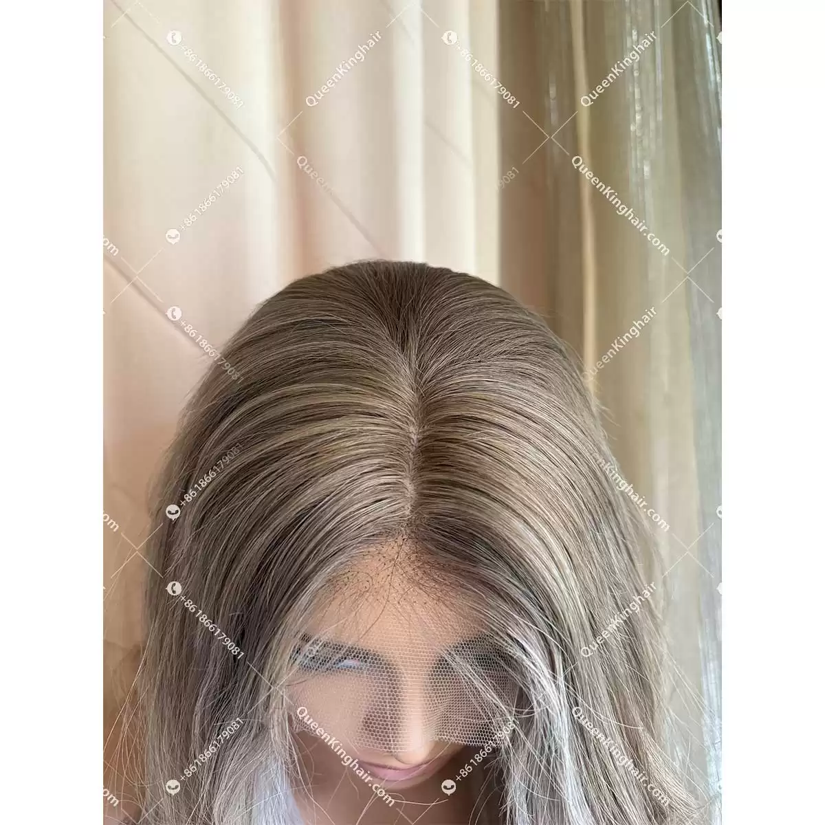 Custom color hd lace 22" 13x6 with 4x4 silk base 180% density