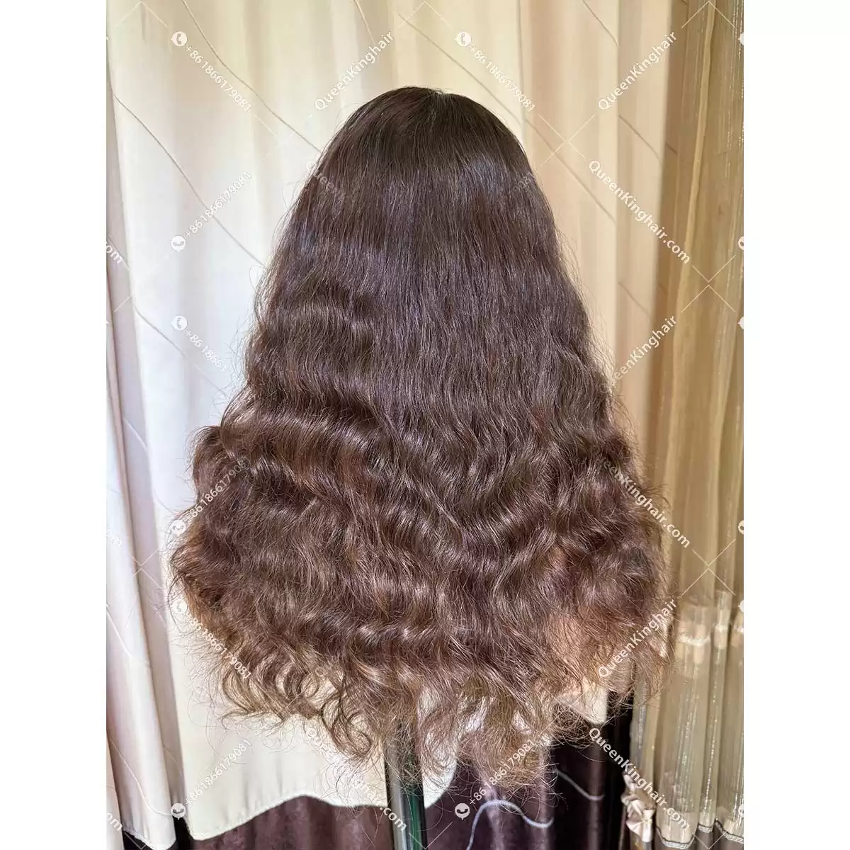 Russian Raw Hair made 10"x11.5" topper unprocessed natural color and texture with 4x4 silk base