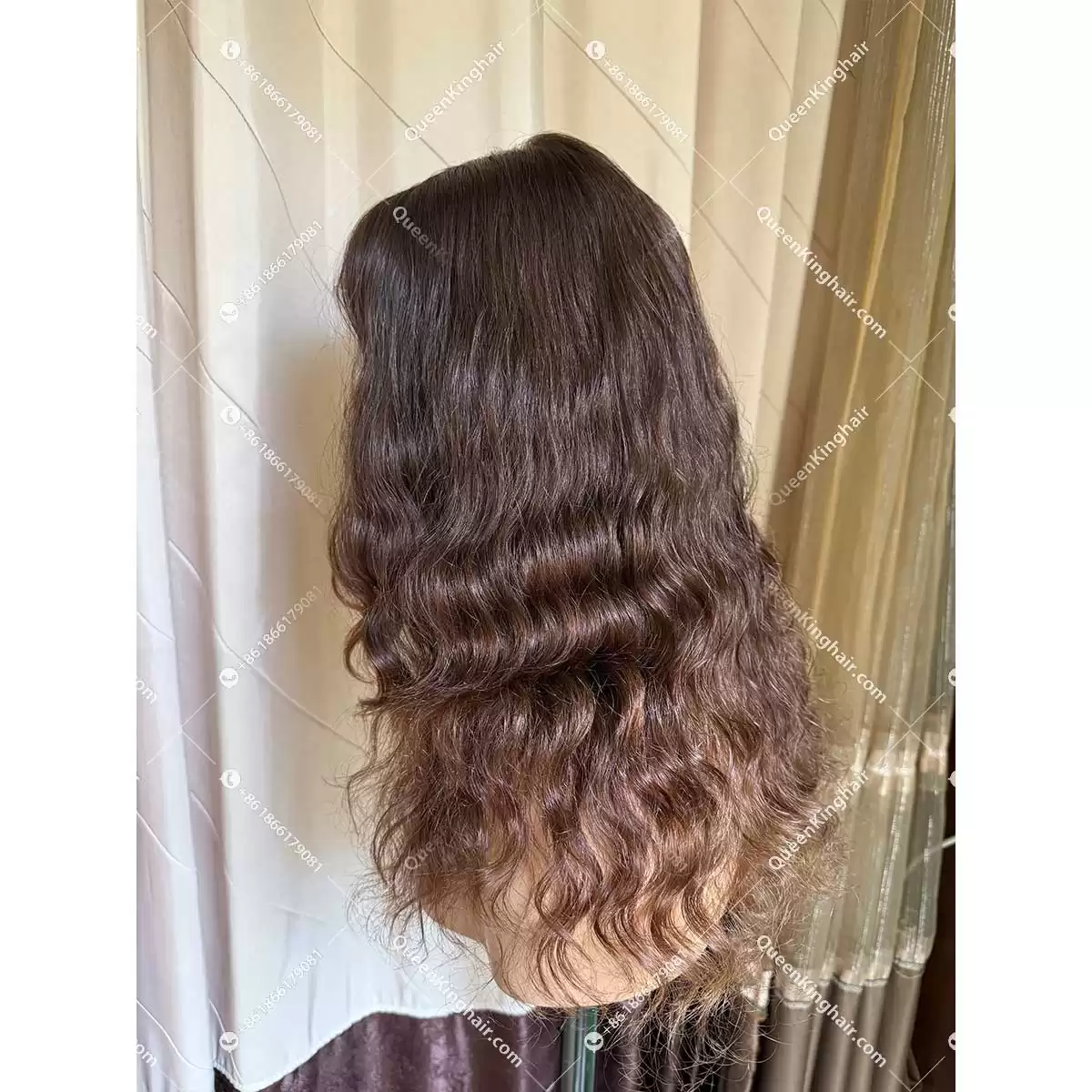 Russian Raw Hair made 10"x11.5" topper unprocessed natural color and texture with 4x4 silk base