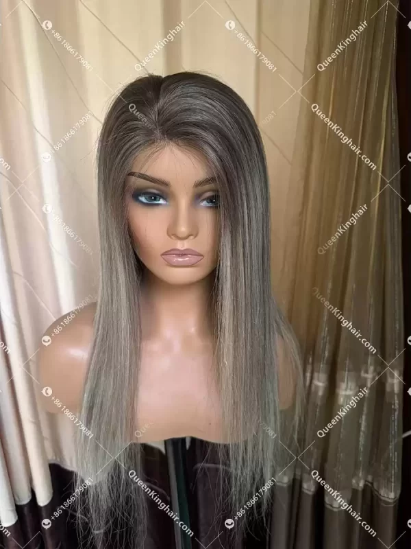20 inches Blair full lace wig with 4x4 silk base and Pu around medical wig 150% density