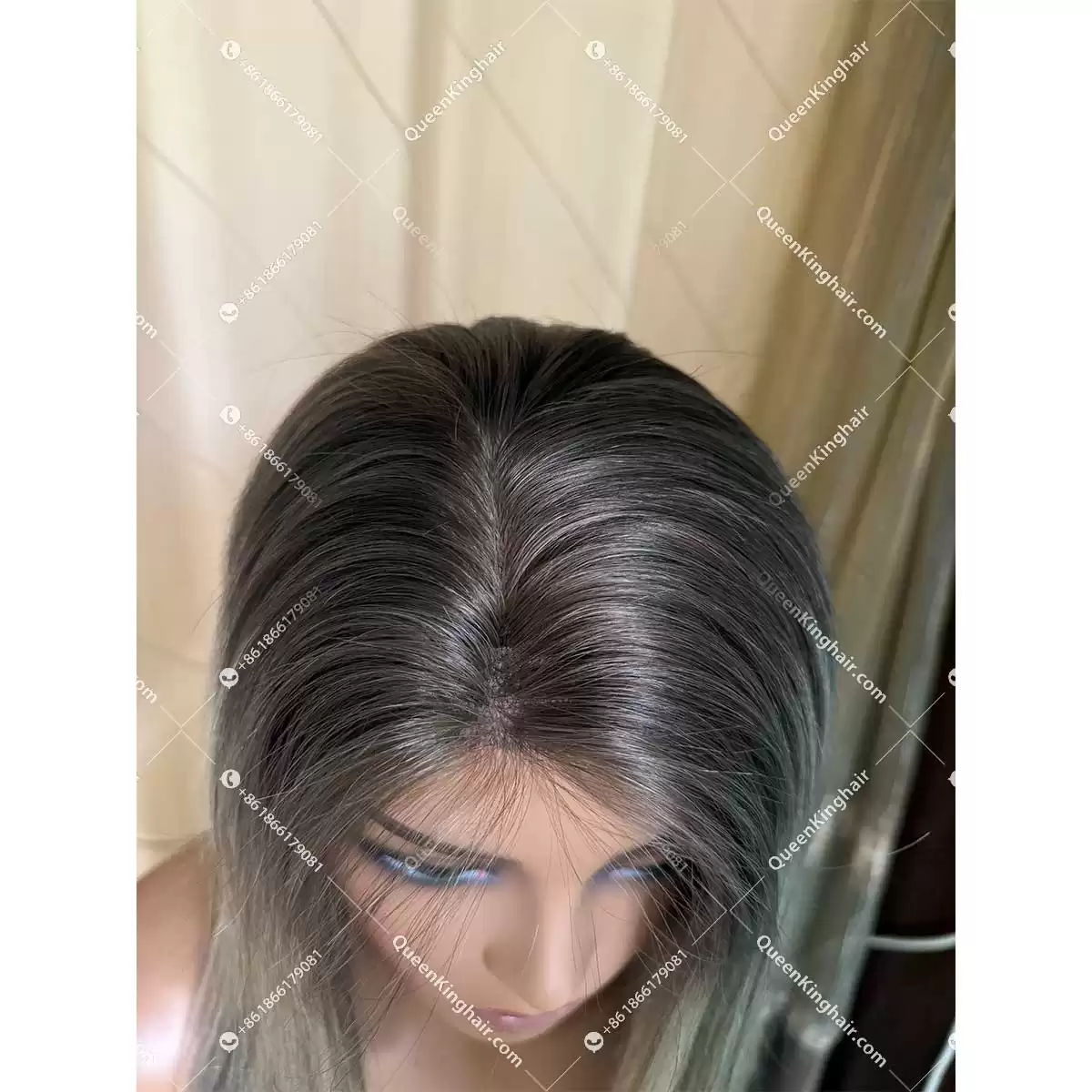 20 inches Blair full lace wig with 4x4 silk base and Pu around medical wig 150% density