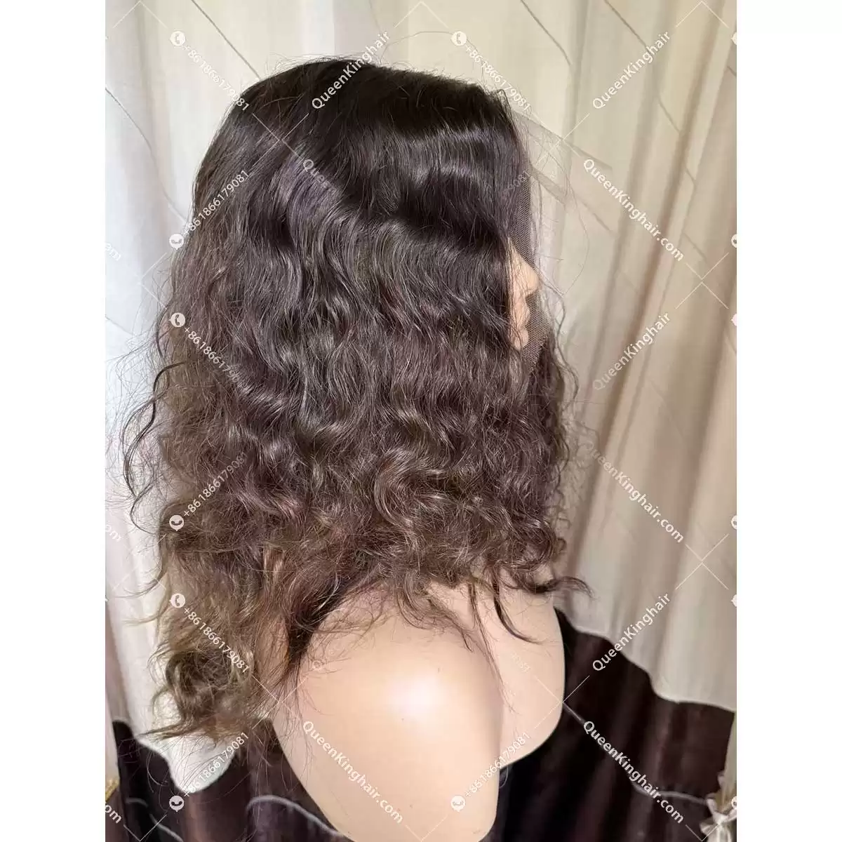 Russian hair natural color and texture wig 13x6 Hd lace with silk base invisible knots 12 to 16 inches