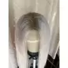 Ombré white blonde remy hair 13x6 150% density transparent lace