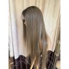 Invisible knots hd lace medical wig all handmade ombre blonde double drawn virgin hair wig