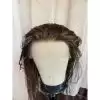 03 Invisible knots hd lace 13x6 lace front wig with 4x4 silk base Brunnett Brown color double drawn virgin hair wig