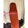 06 13x6 Transparent Lace #350 Ginger color double drawn virgin hair wig